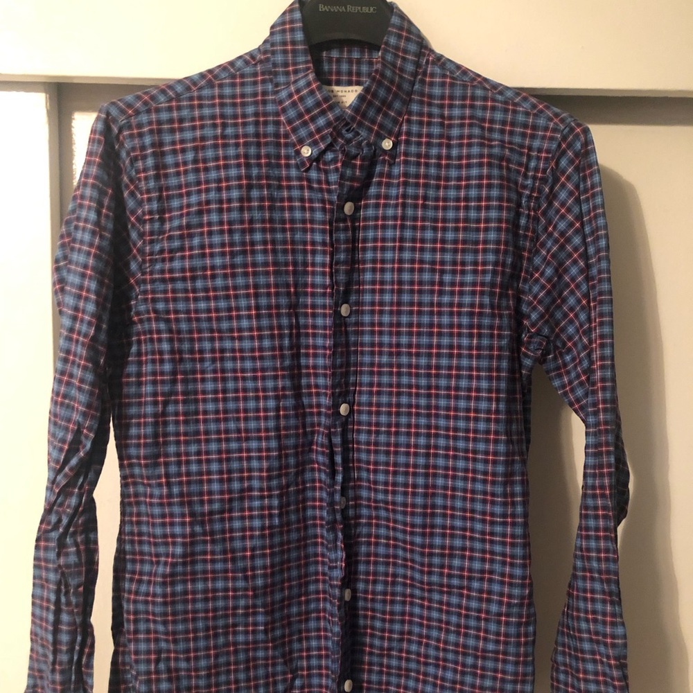 Club Monaco Slim Fit Cotton Oxford